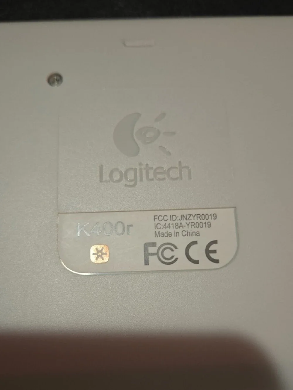 Logitech Black Wireless Compact Keyboard with Integrated Touchpad